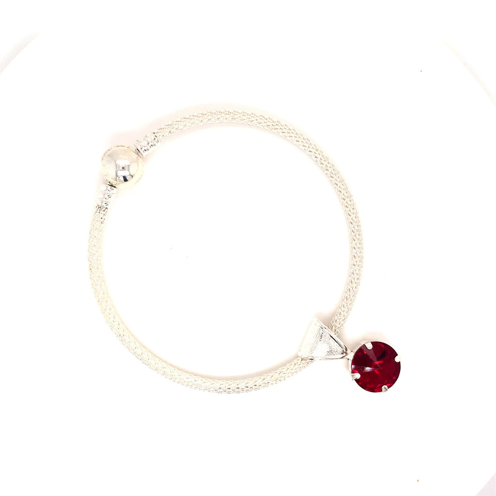 BLING BANGLE RUBY RED