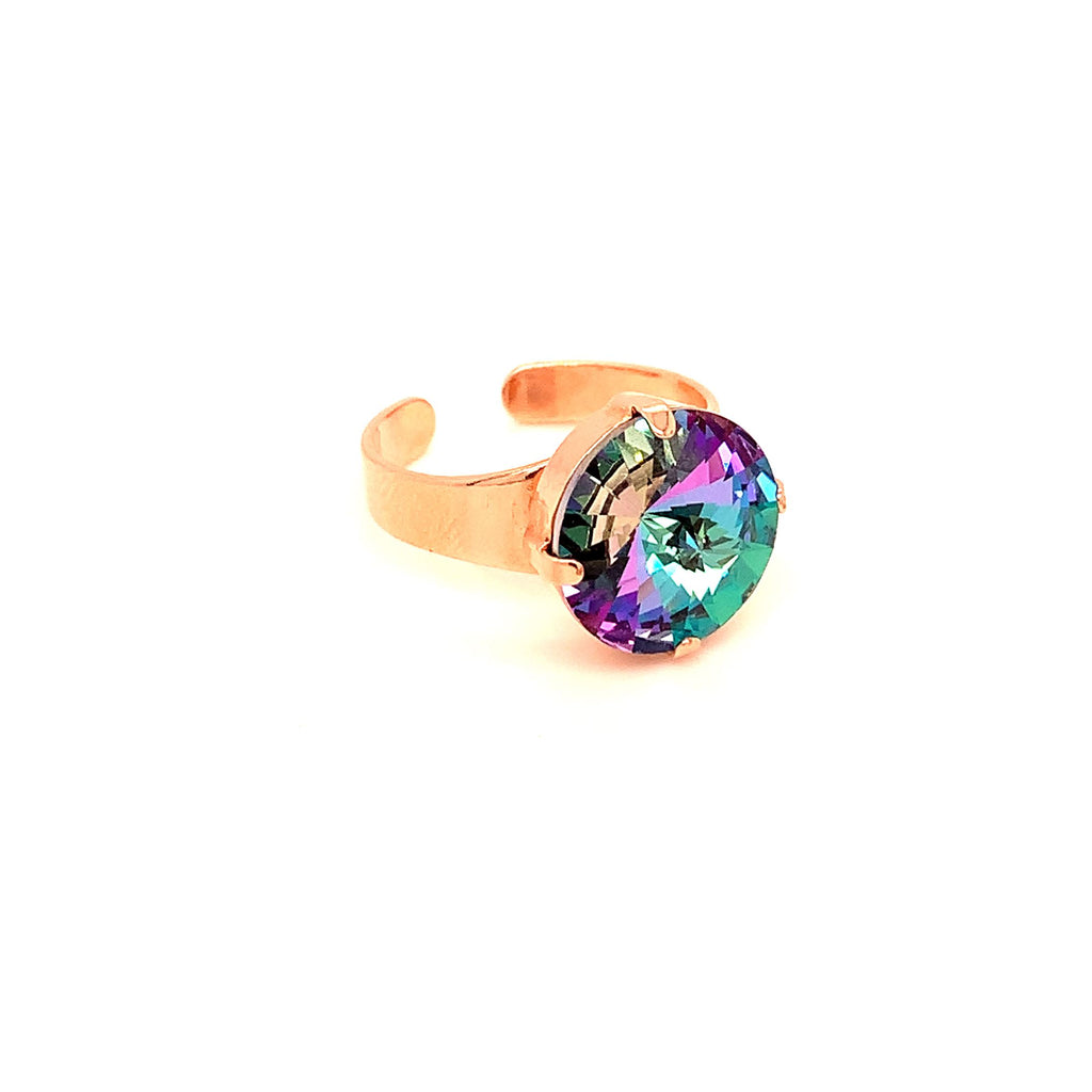HOT RING 14MM LILAC/TURQUOISE BLUE